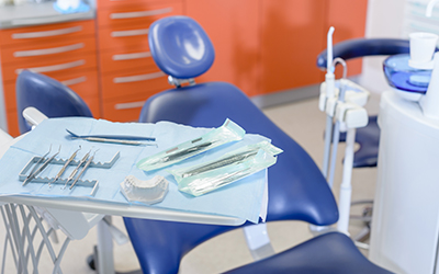 Dental chair and dental instruments